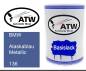 Preview: BMW, Alaskablau Metallic, 136: 500ml Lackdose, von ATW Autoteile West.